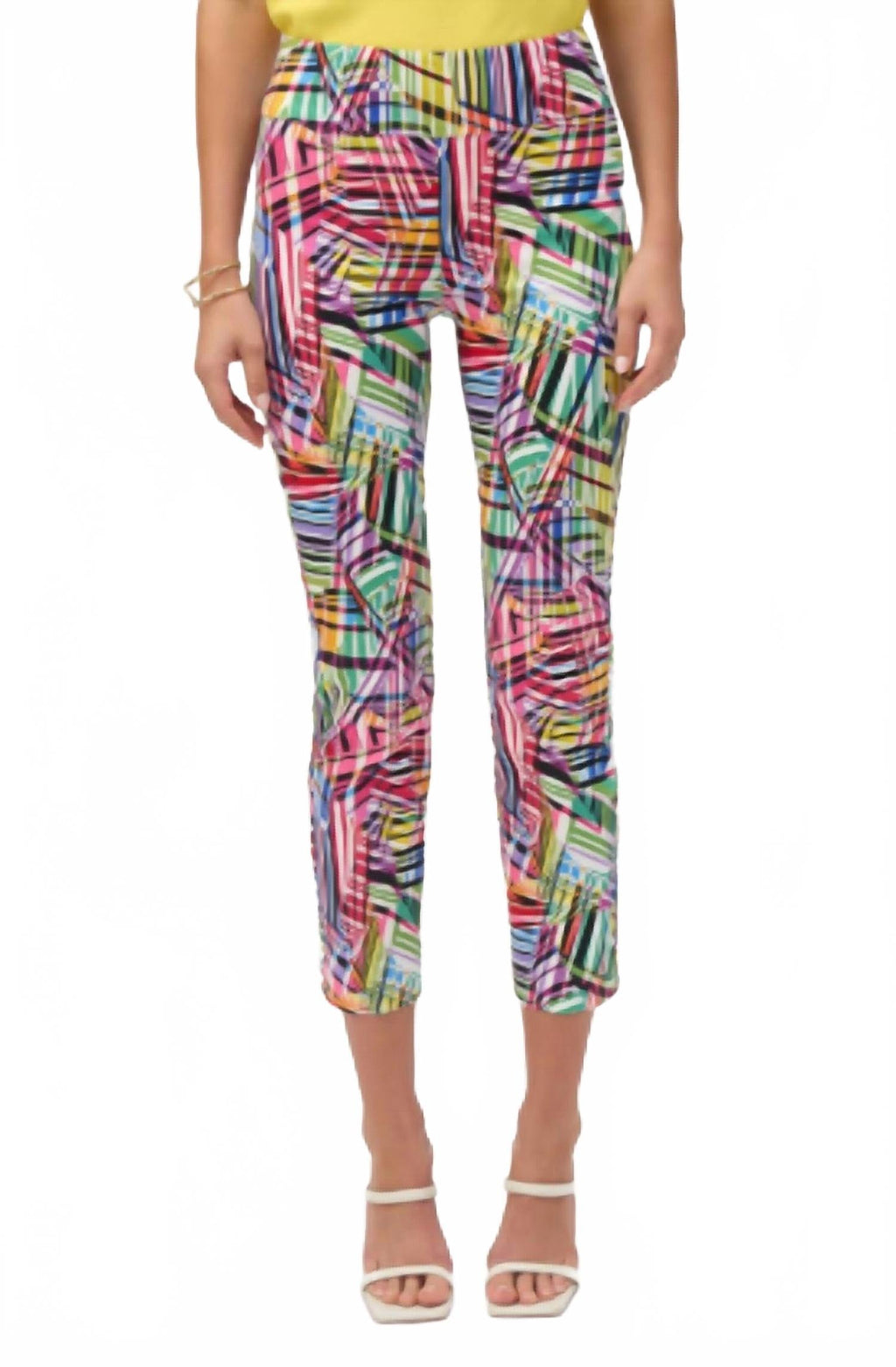 Abstract Graphic Summer Trousers In Multi