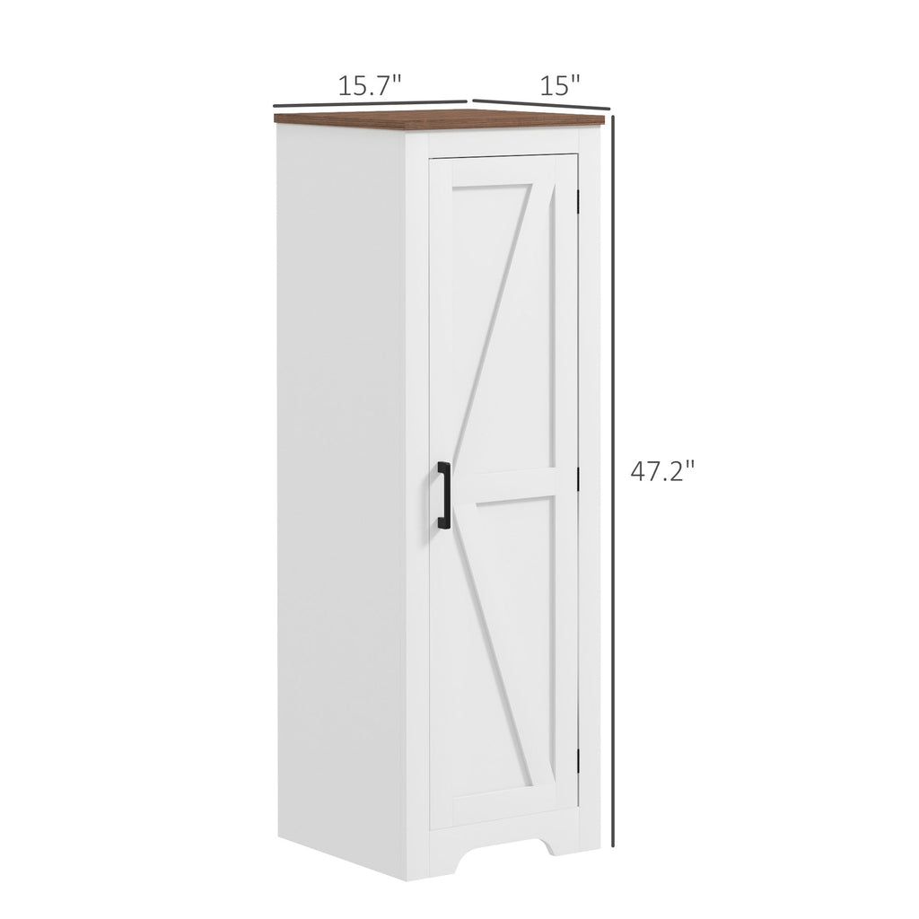 Adjustable Shelf Storage Cabinet for Living Room