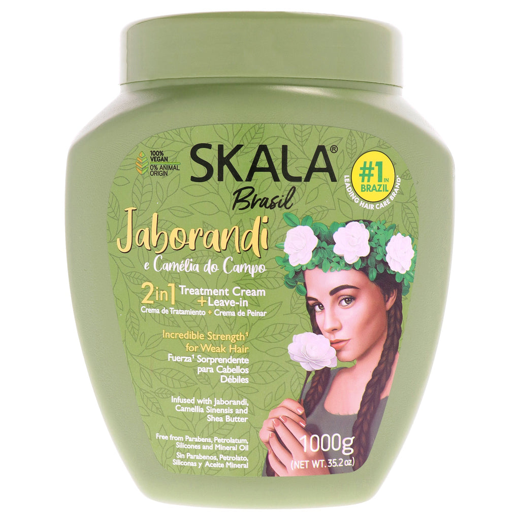 2 in 1 Jaborandi and Camellia Hair Treatment Conditioning Cream by Skala for Women - 35.2 oz Treatment
