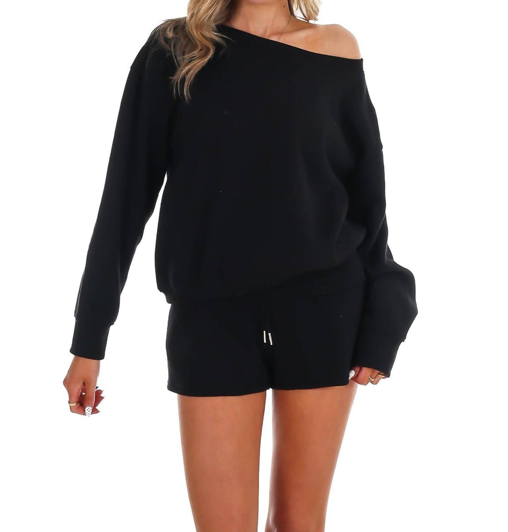 Another Chance Two Piece Set In Black
