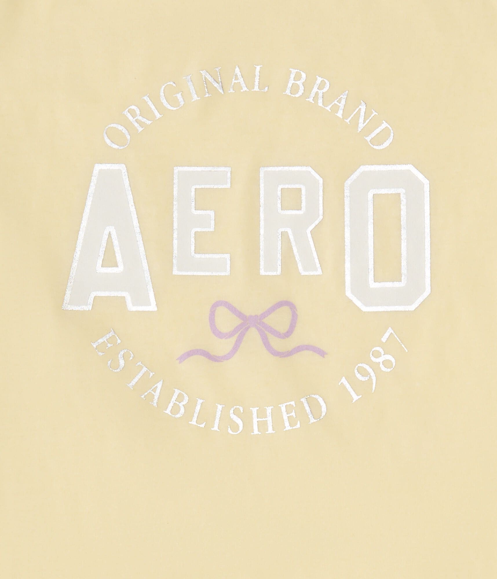 Aeropostale Bow Foil Graphic Tee