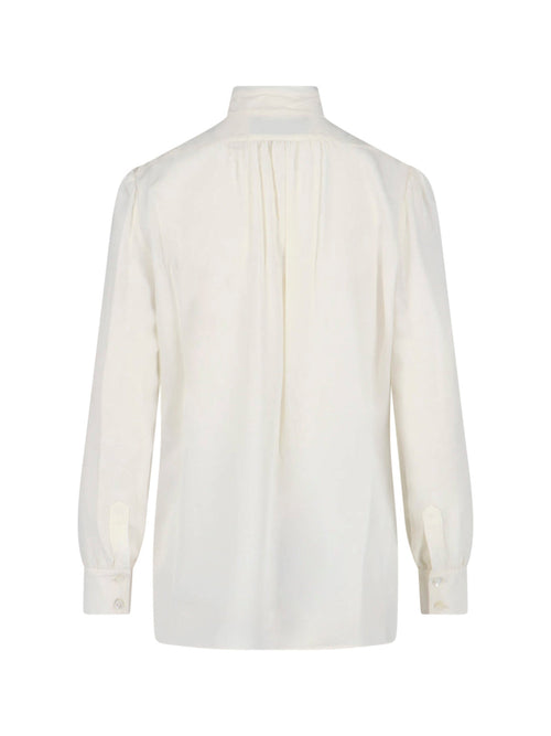 "Colt" Silk Shirt – White