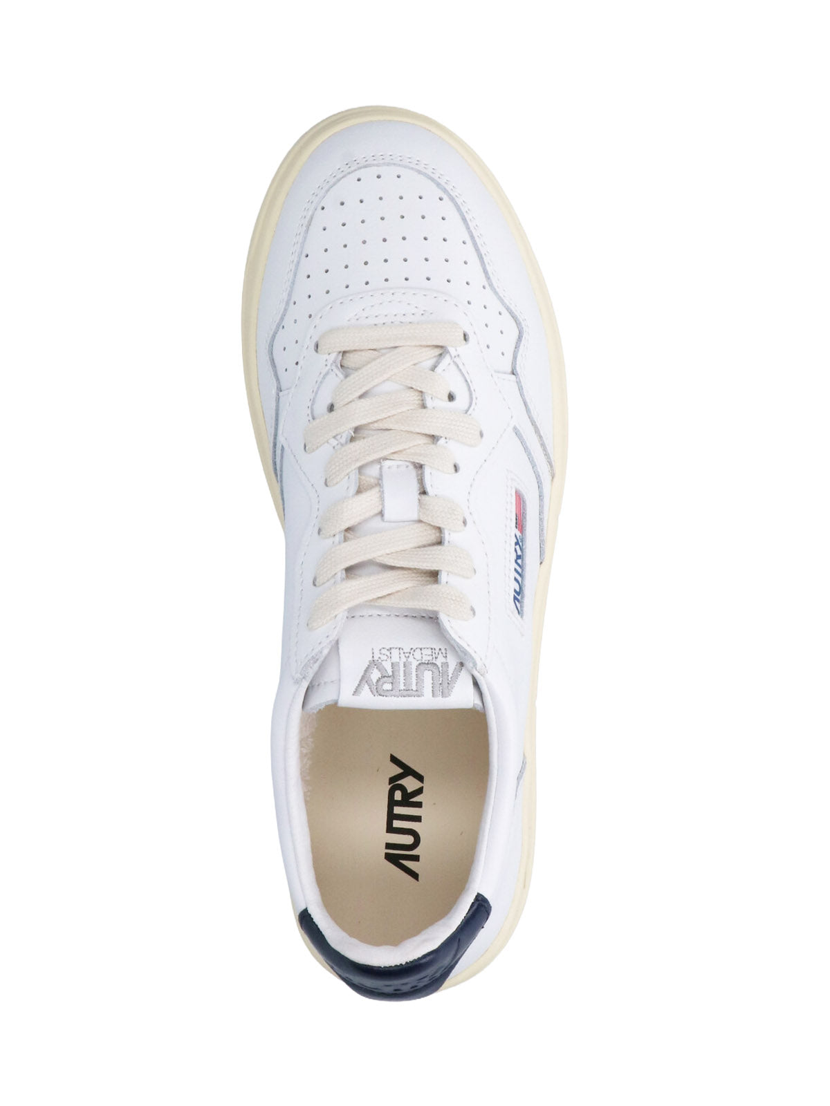 "Medalist" Low-Top Sneakers – White