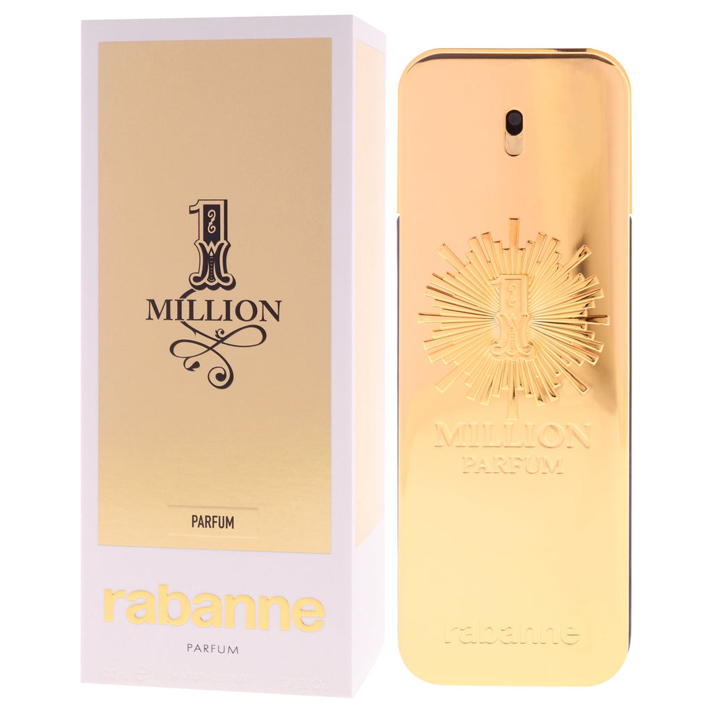 1 Million Parfum by Paco Rabanne for Men - 3.4 oz Parfum Spray