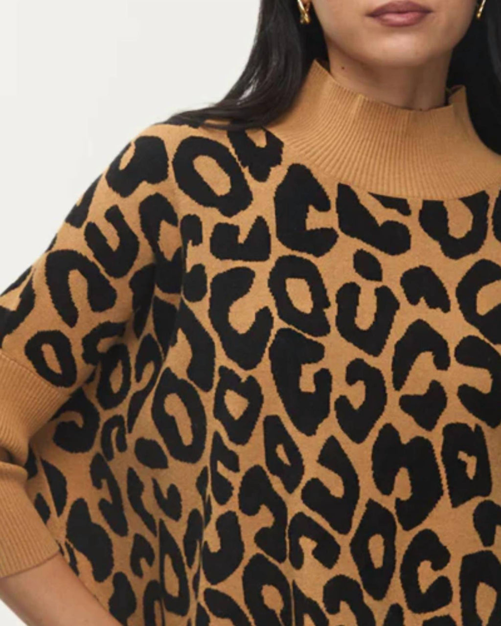 Aja Bozoma Sweater In Camel/black