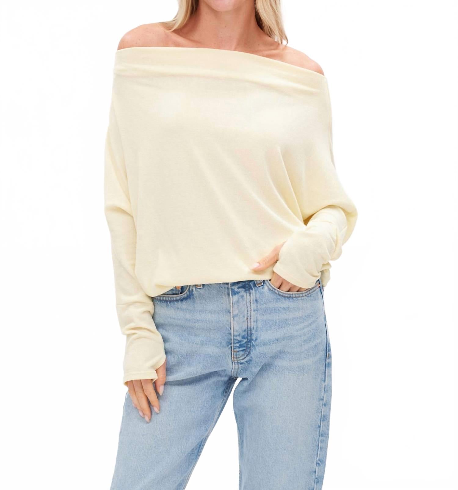 Anywhere Top In Yellow