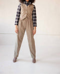 Annie Vest In Ash Corduroy