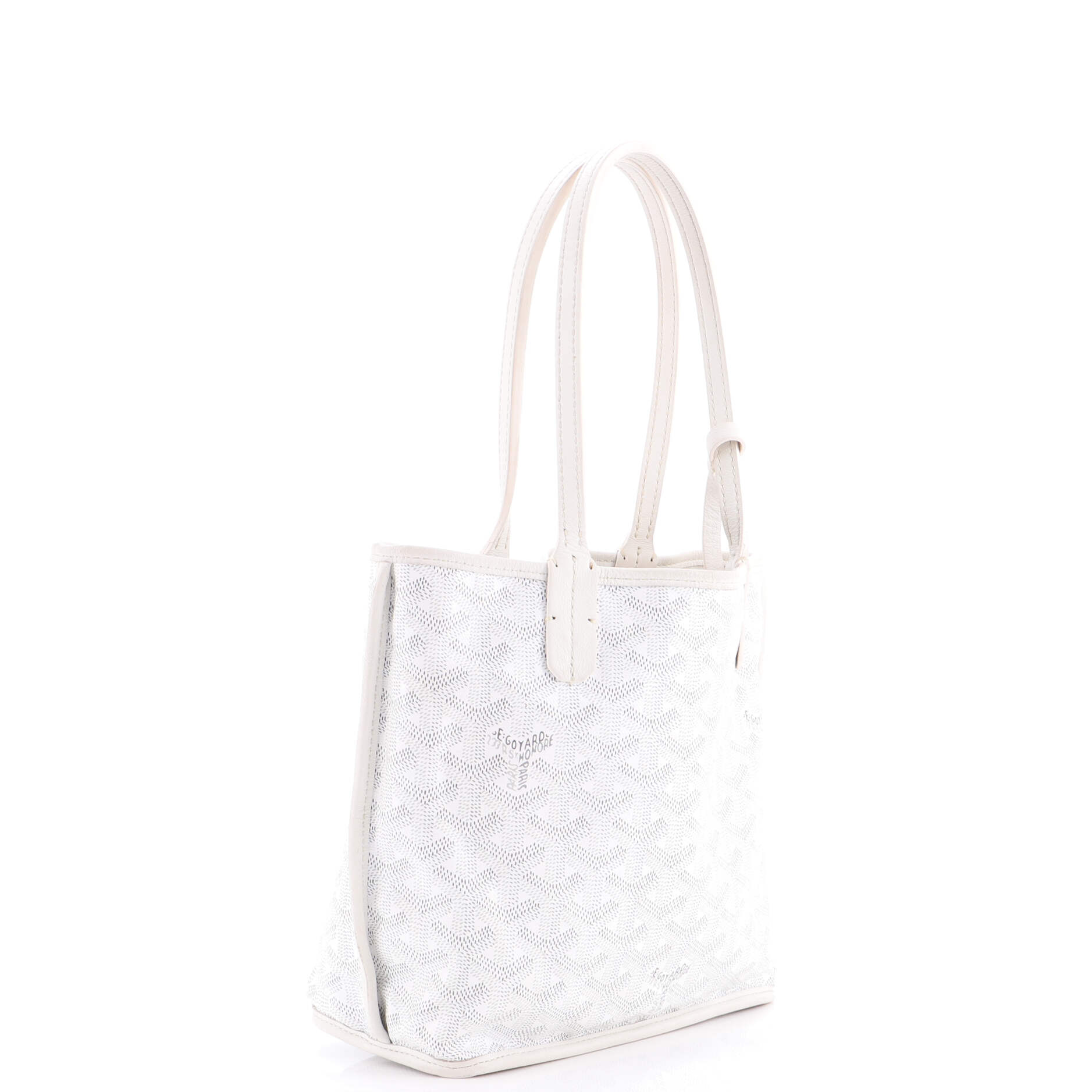 Anjou Reversible Tote Coated Canvas Mini