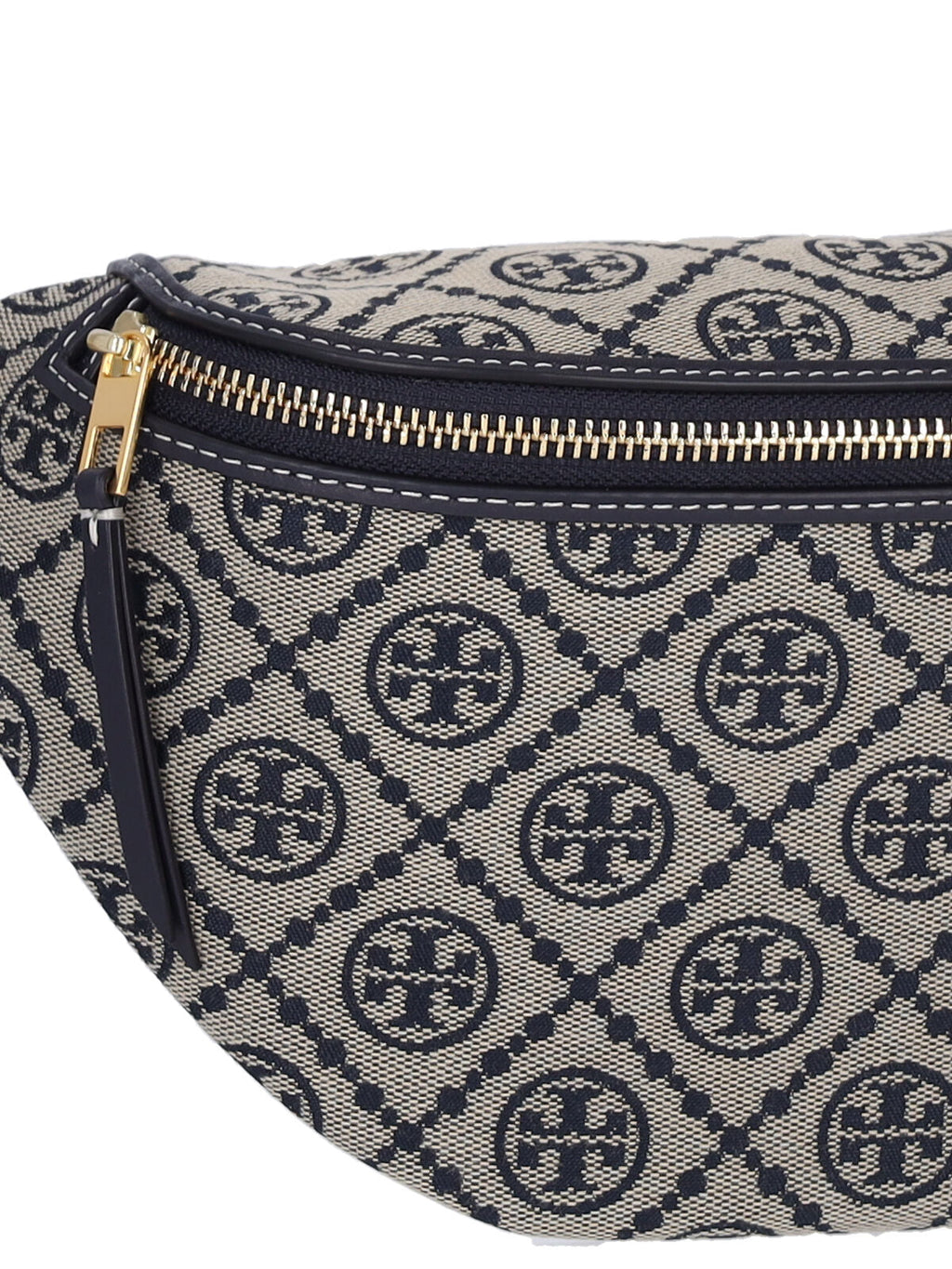 "T Monogram" Bum Bag, In Blue Cotton