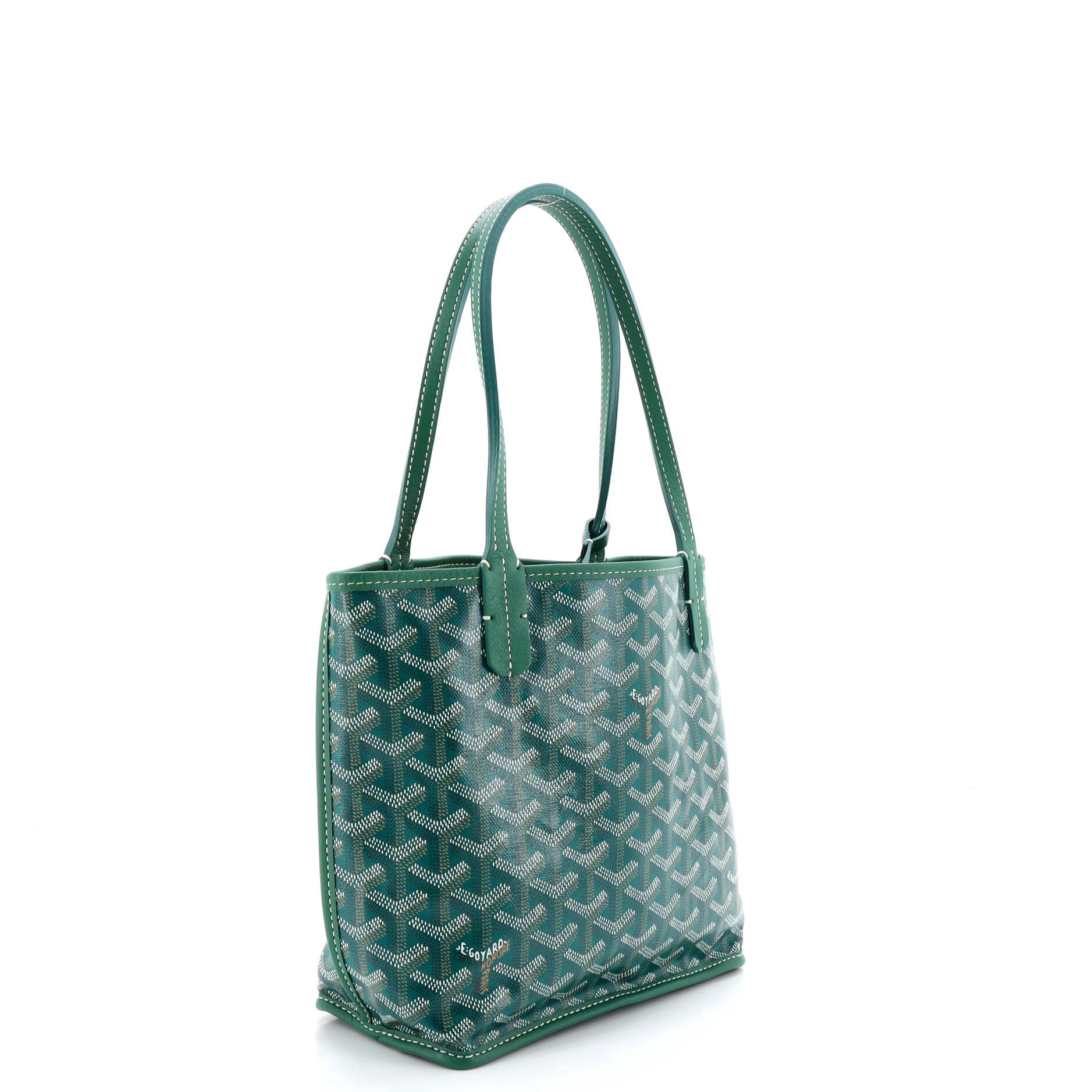 Anjou Reversible Tote Coated Canvas Mini