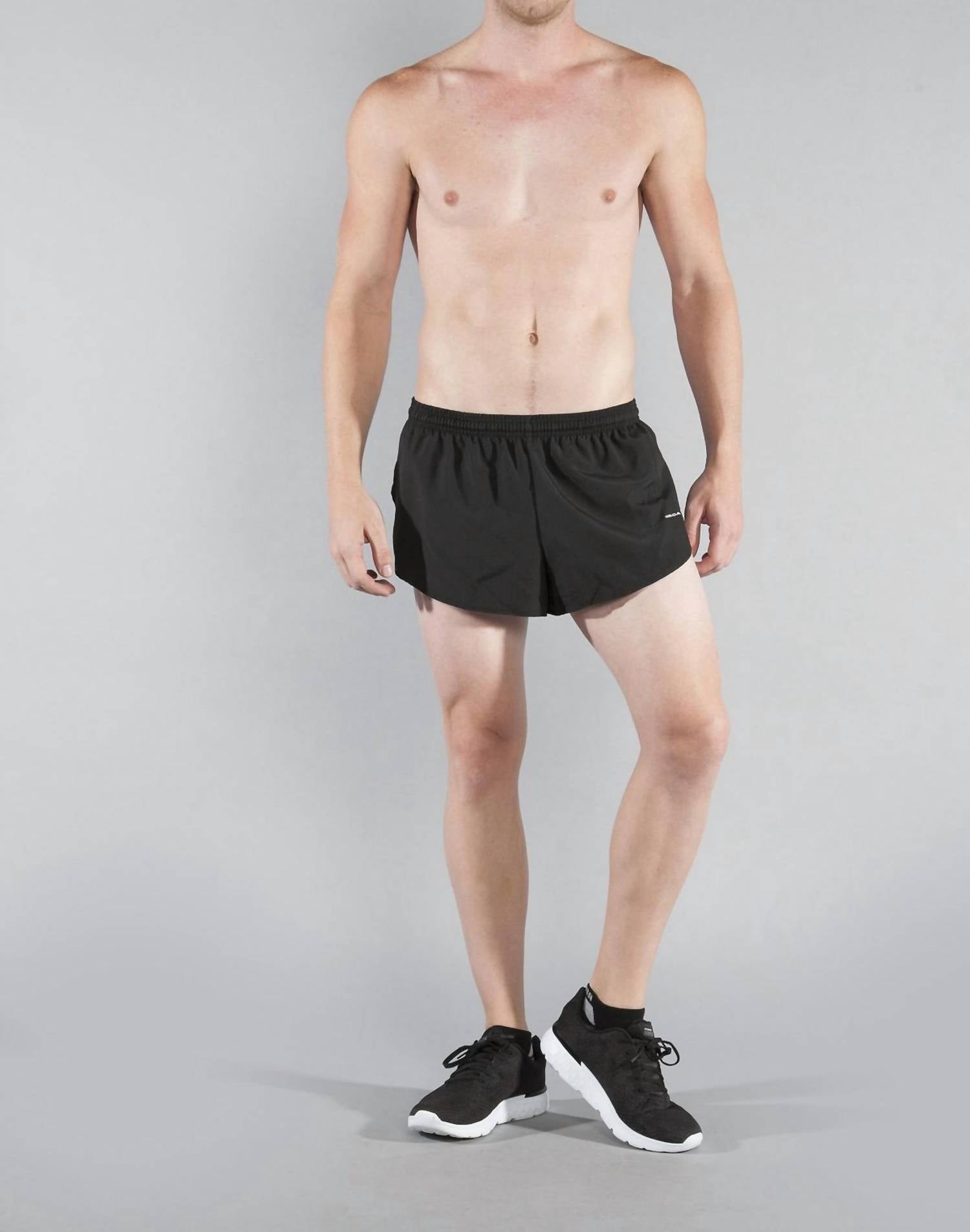 1" Elite Split Short In Black