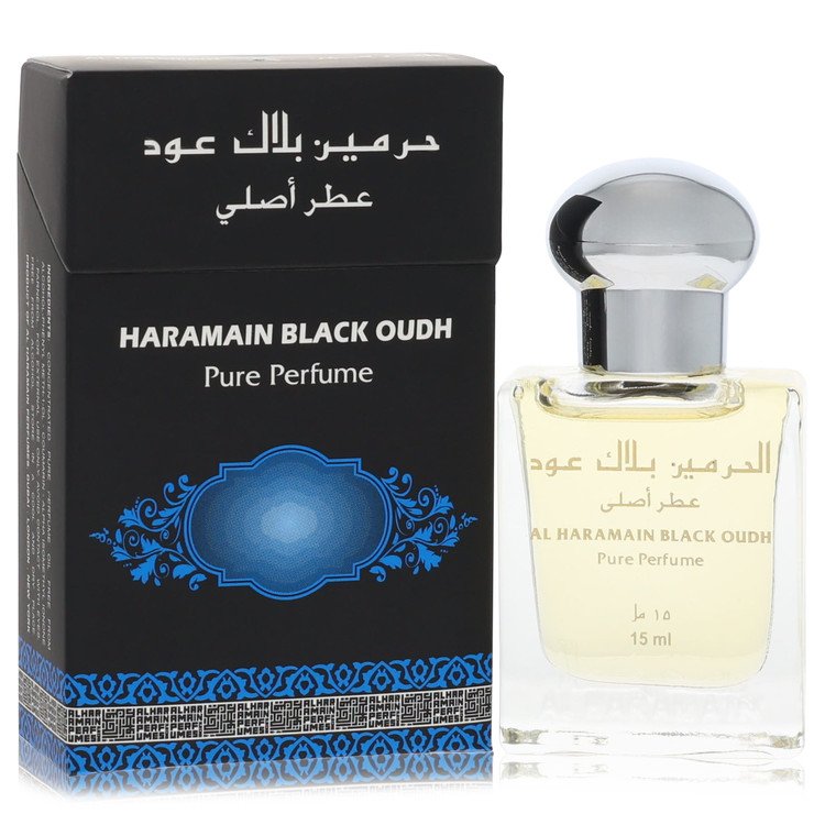 3pcs Cologne Gift Sets - Al Haramain Black Oudh by Al Haramain Mini Pure Parfum 0.51 oz for Men
