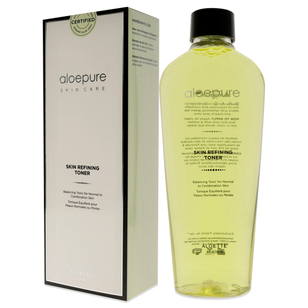 Aloepure Skin Refining Toner by Aloette for Unisex - 8 oz Toner