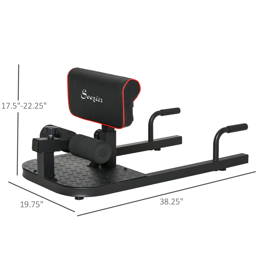 3-in-1 Push Up Sit Up Sissy Squat Machine