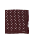 All-Over Print Pocket Square – Dark Red
