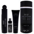360 Black by Perry Ellis for Women - 3 Pc Gift Set 3.4oz EDP Spray, 0.25 EDP Spray (Mini), 3oz Shower Gel