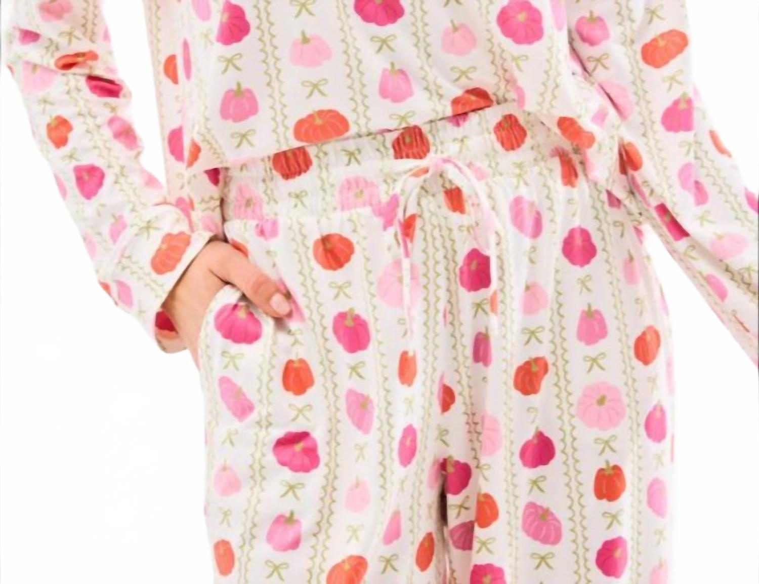 Annie Pajama Set In Little Pumpkin