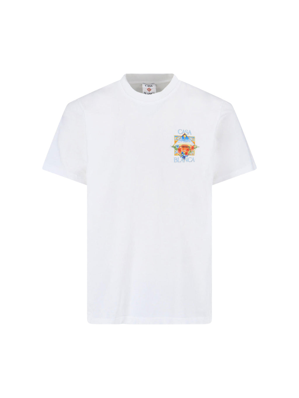 "Flower Court Icon" T-Shirt – White