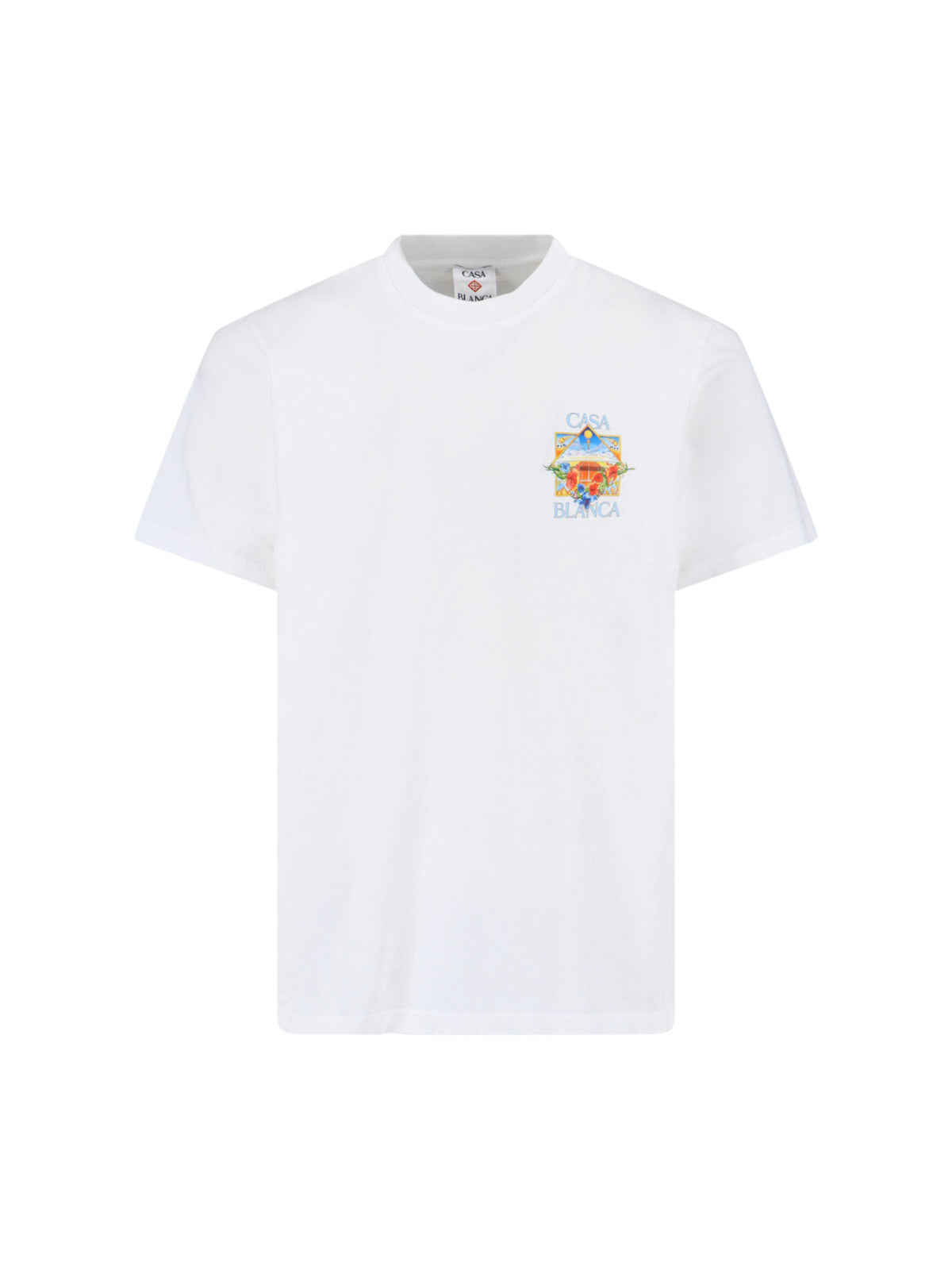 "Flower Court Icon" T-Shirt – White