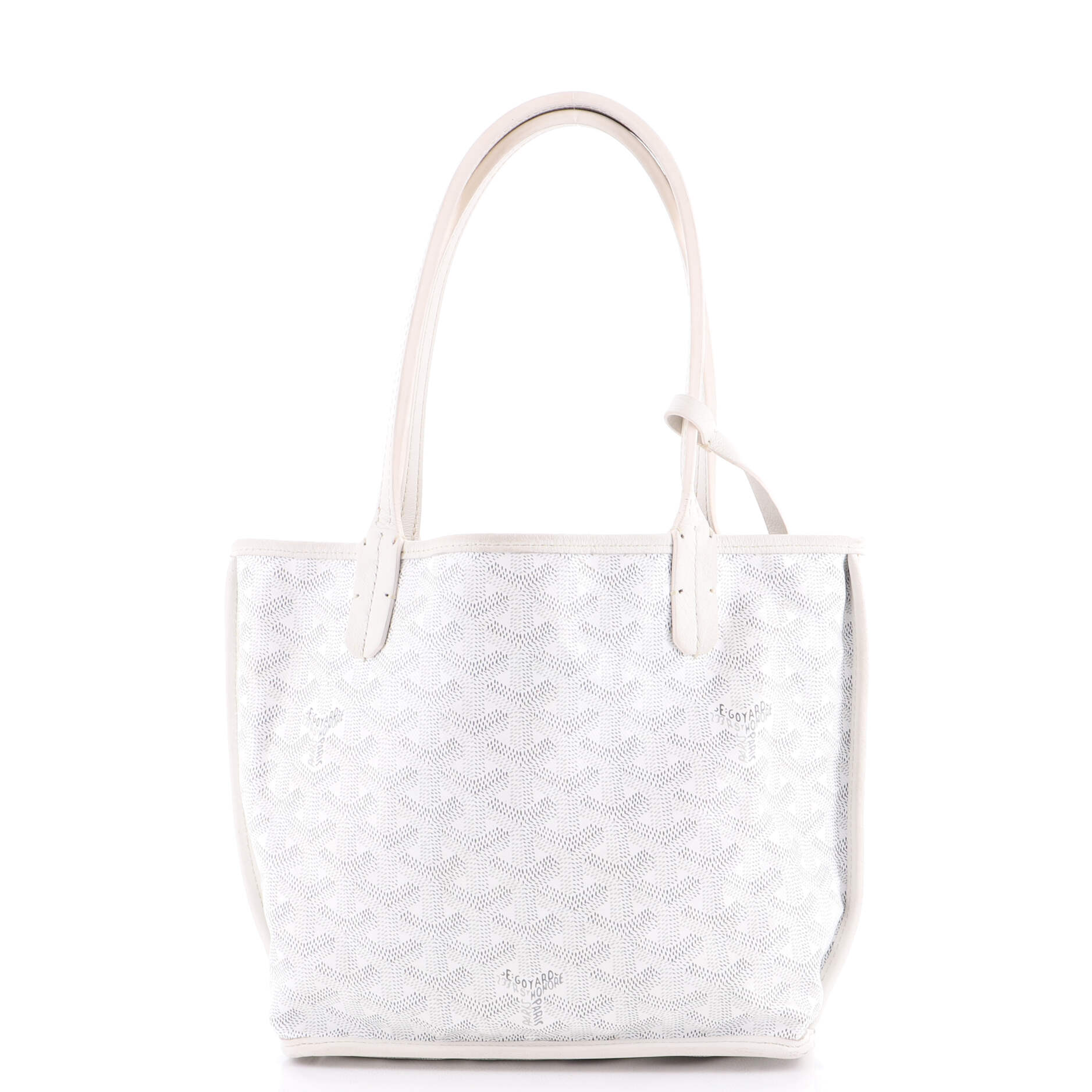 Anjou Reversible Tote Coated Canvas Mini