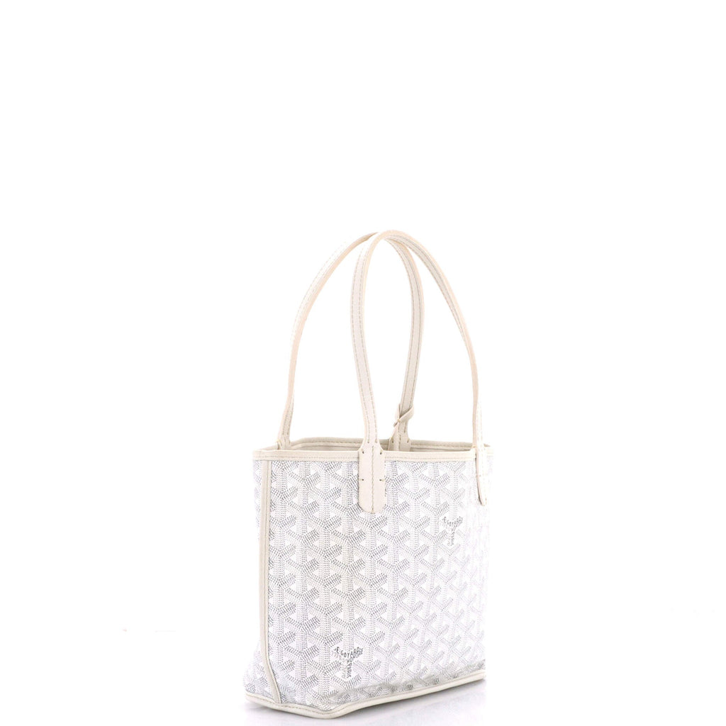 Anjou Reversible Tote Coated Canvas Mini