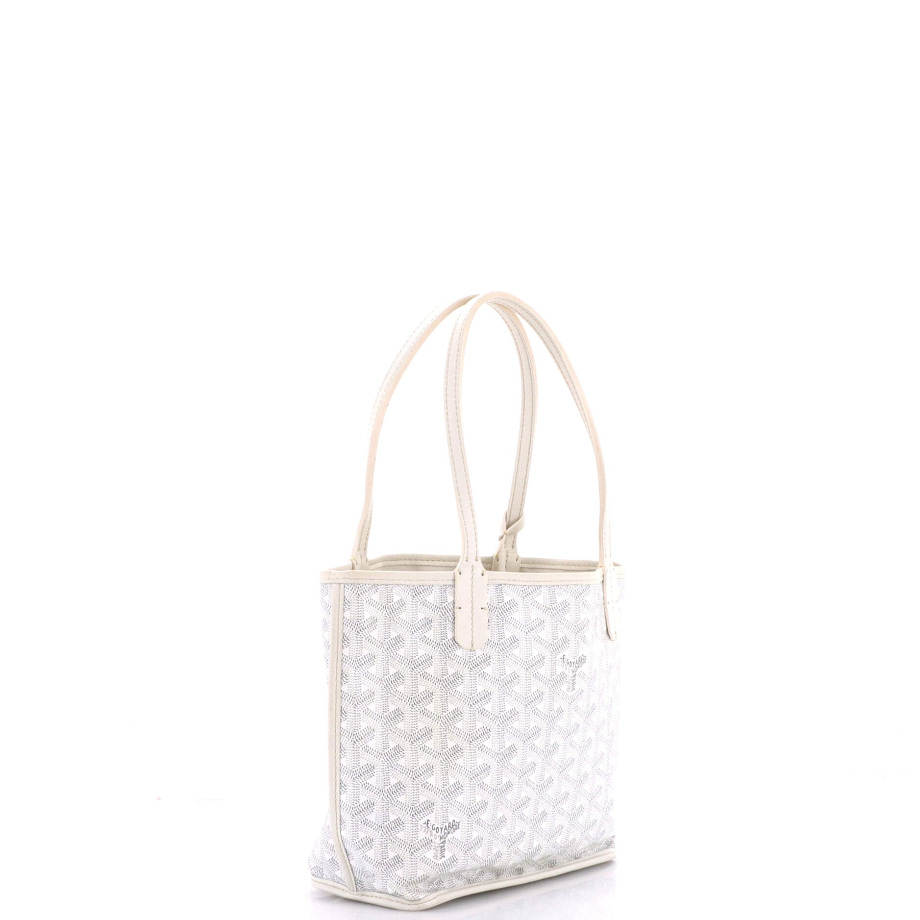 Anjou Reversible Tote Coated Canvas Mini