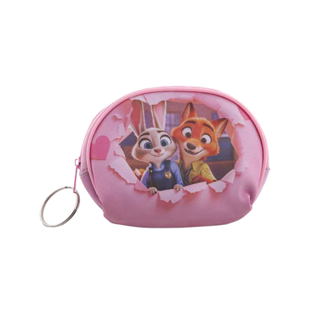 12PCS - Cute Cartoon Character Keychain Coin Purses