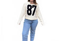 87 Cable Knit Sweater In White