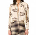 Artemis Flower Shirt In White