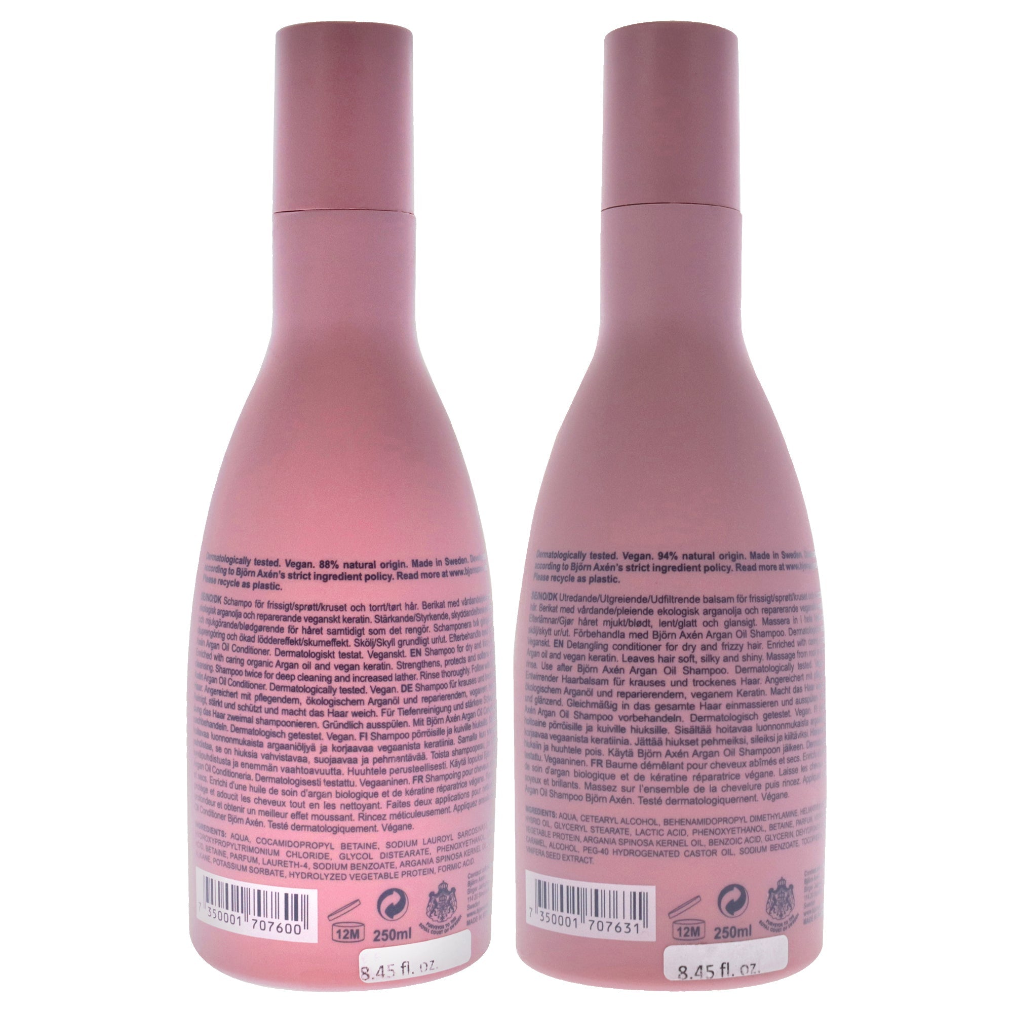 Argan Oil Kit by Bjorn Axen for Unisex - 2 Pc Kit 8.45oz Shampoo, 8.45oz Conditioner