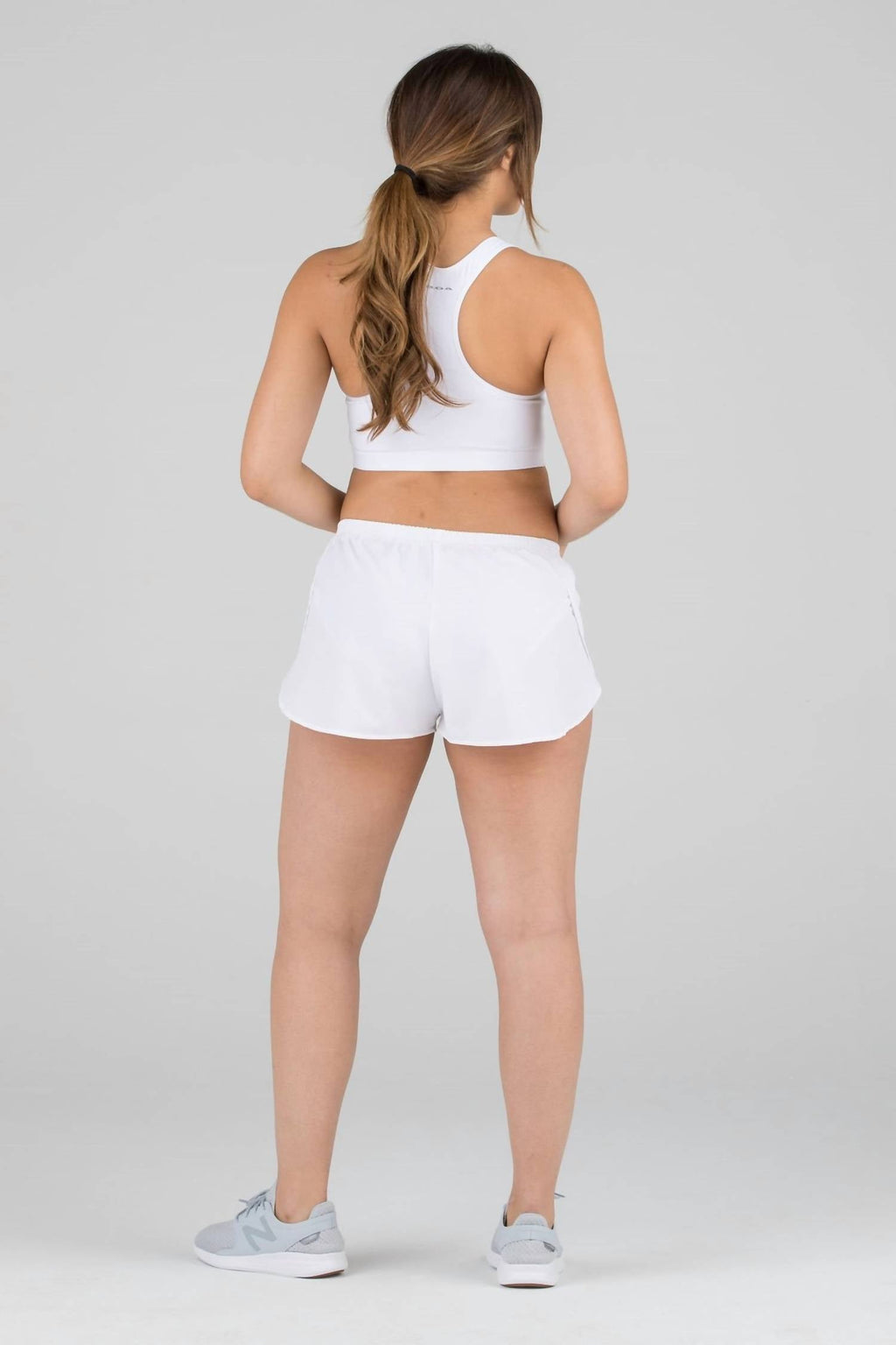 1" Elite Split Short In White