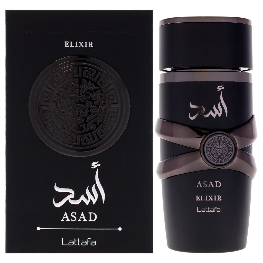 Asad Elixir by Lattafa for Men - 3.4 oz EDP Spray