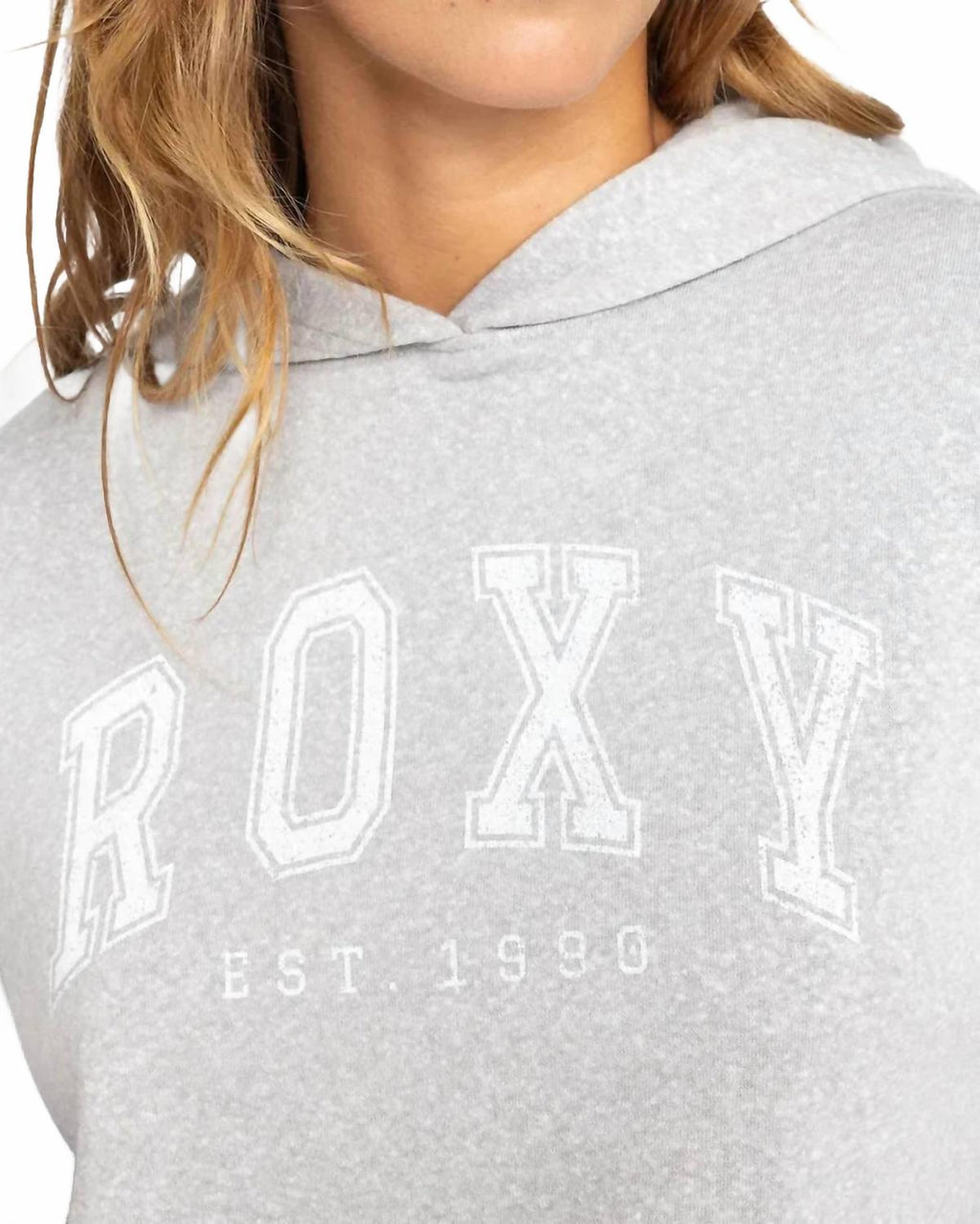 Afternoon Hike Crop Hoodie In Heritage Heather