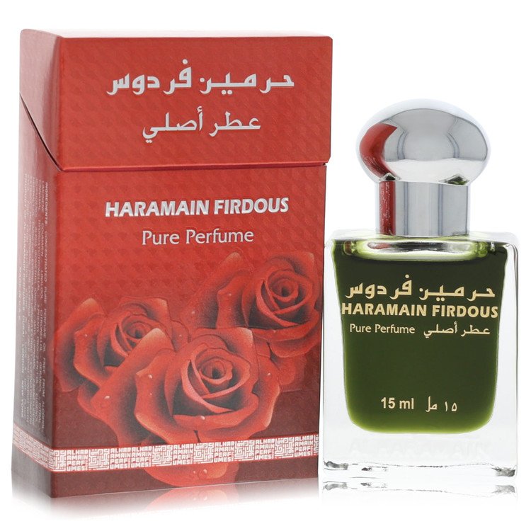3pcs Cologne Gift Sets - Al Haramain Firdous by Al Haramain Mini Pure Perfume 0.51 oz for Men