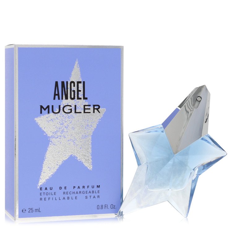 3pcs Perfume Gift Sets - Angel by Thierry Mugler Eau De Parfum Spray Refillable .8 oz for Women