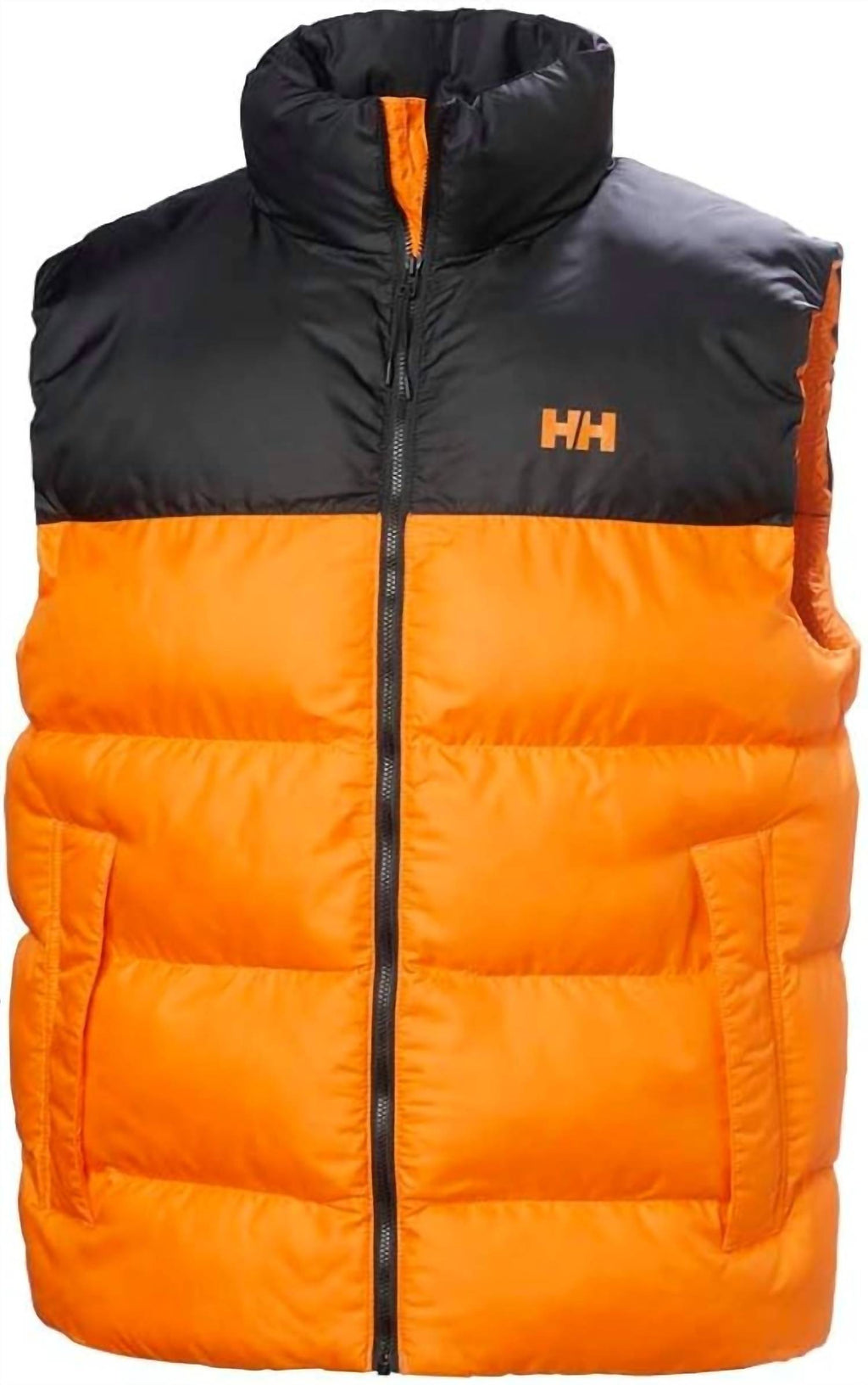 Active Puffy Vest In Papaya