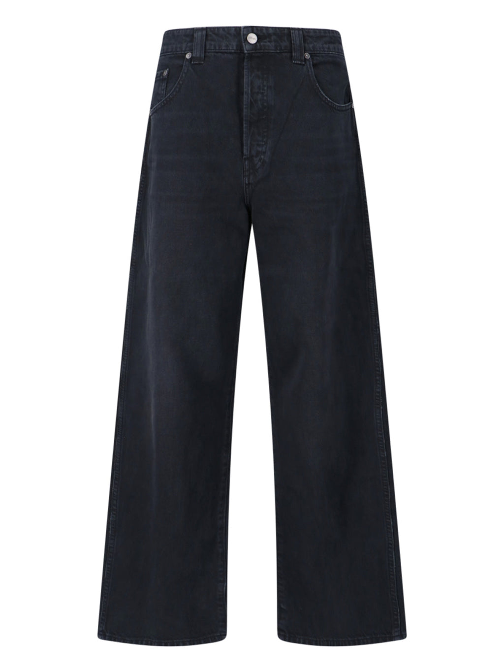 "Dane" Wide Jeans – Black