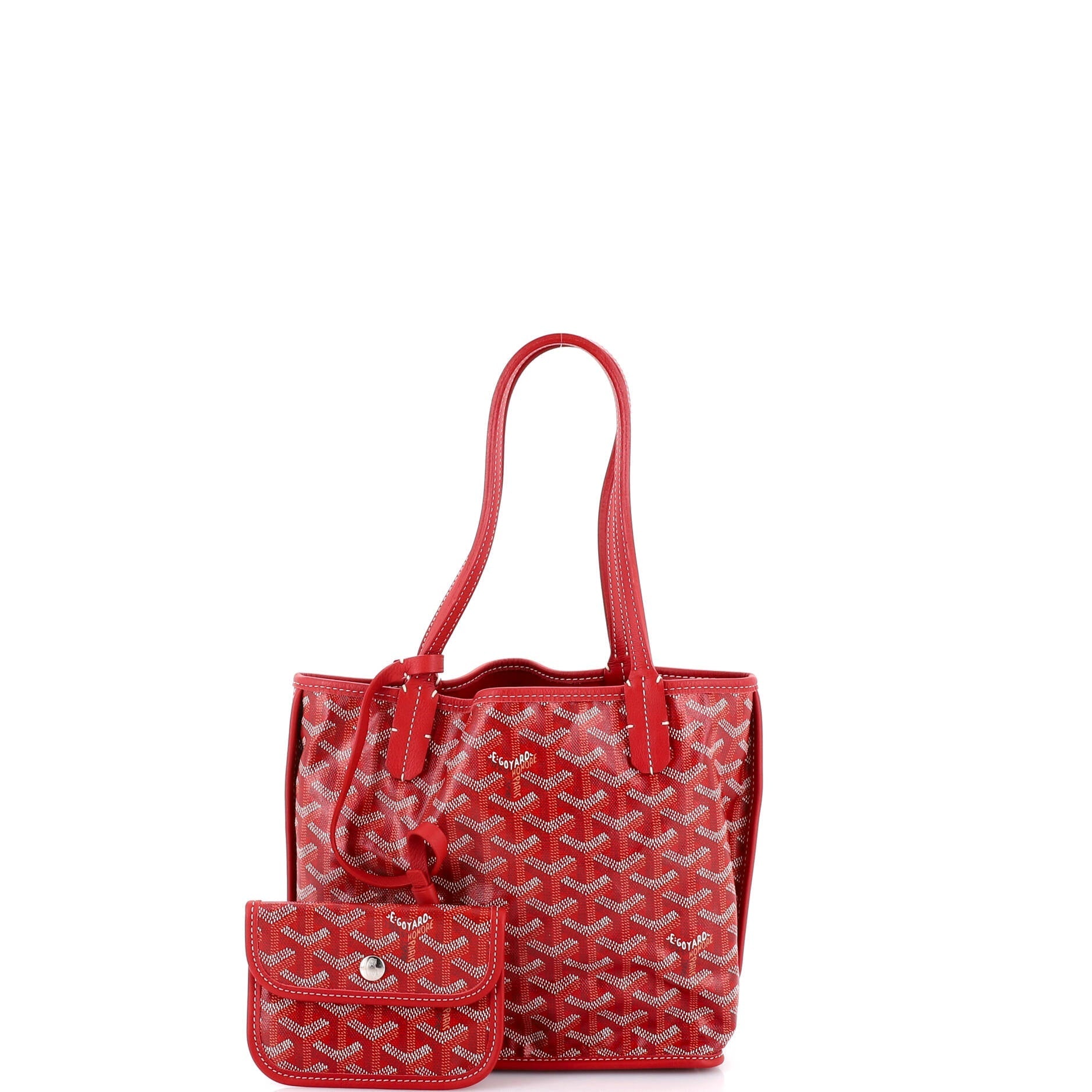 Anjou Reversible Tote Coated Canvas Mini