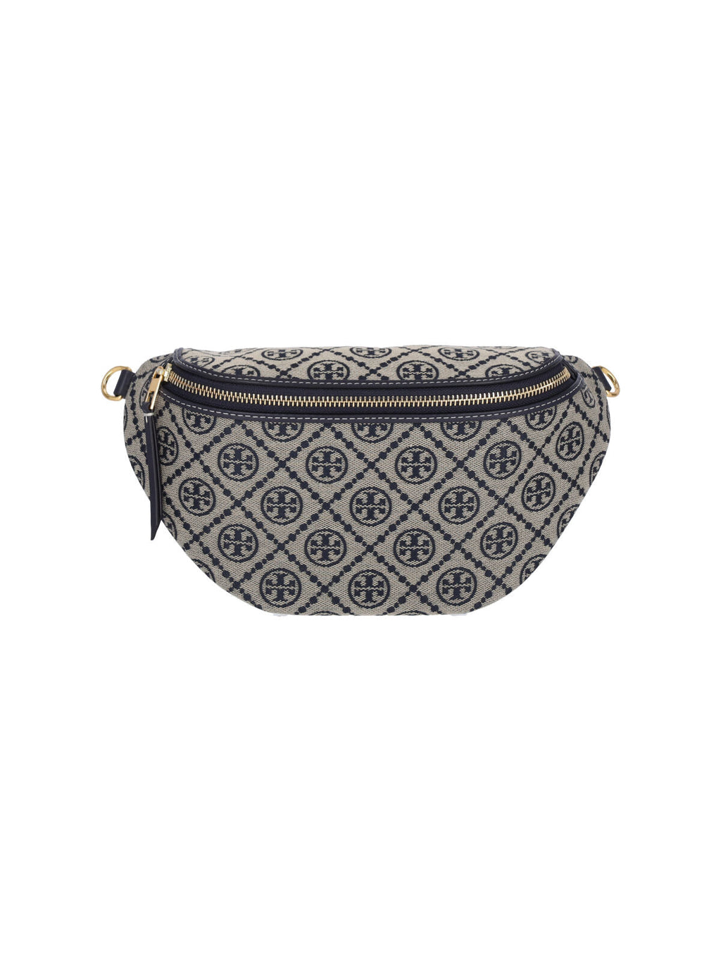 "T Monogram" Bum Bag, In Blue Cotton