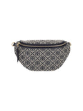 "T Monogram" Bum Bag, In Blue Cotton