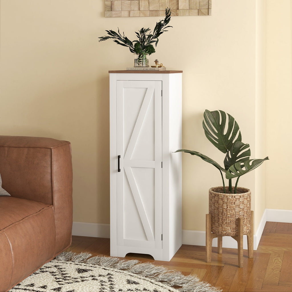Adjustable Shelf Storage Cabinet for Living Room