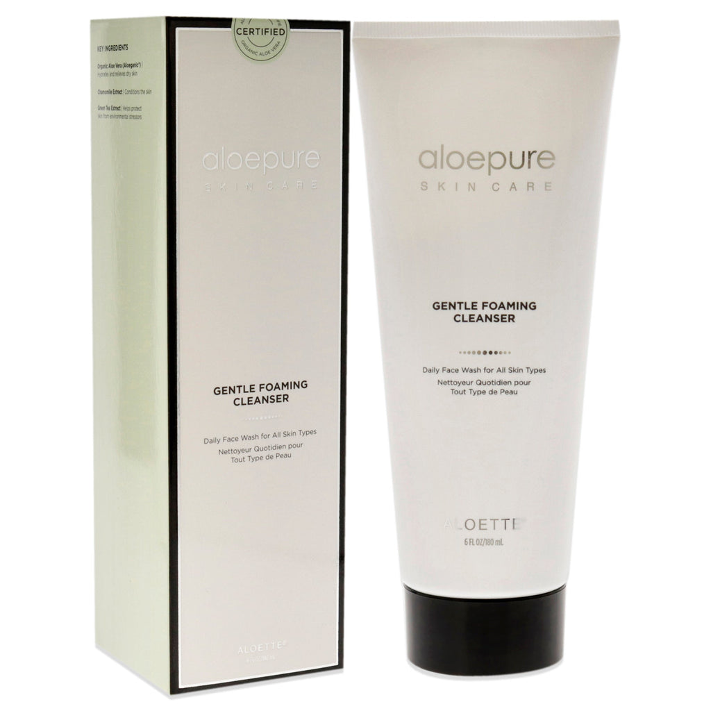 Aloepure Gentle Foaming Cleanser by Aloette for Unisex - 6 oz Cleanser