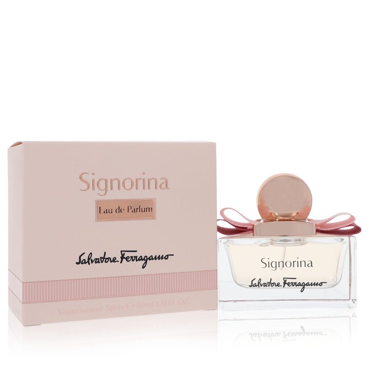 3pcs Perfume Gift Sets - Signorina by Salvatore Ferragamo Eau De Parfum Spray 1 oz for Women