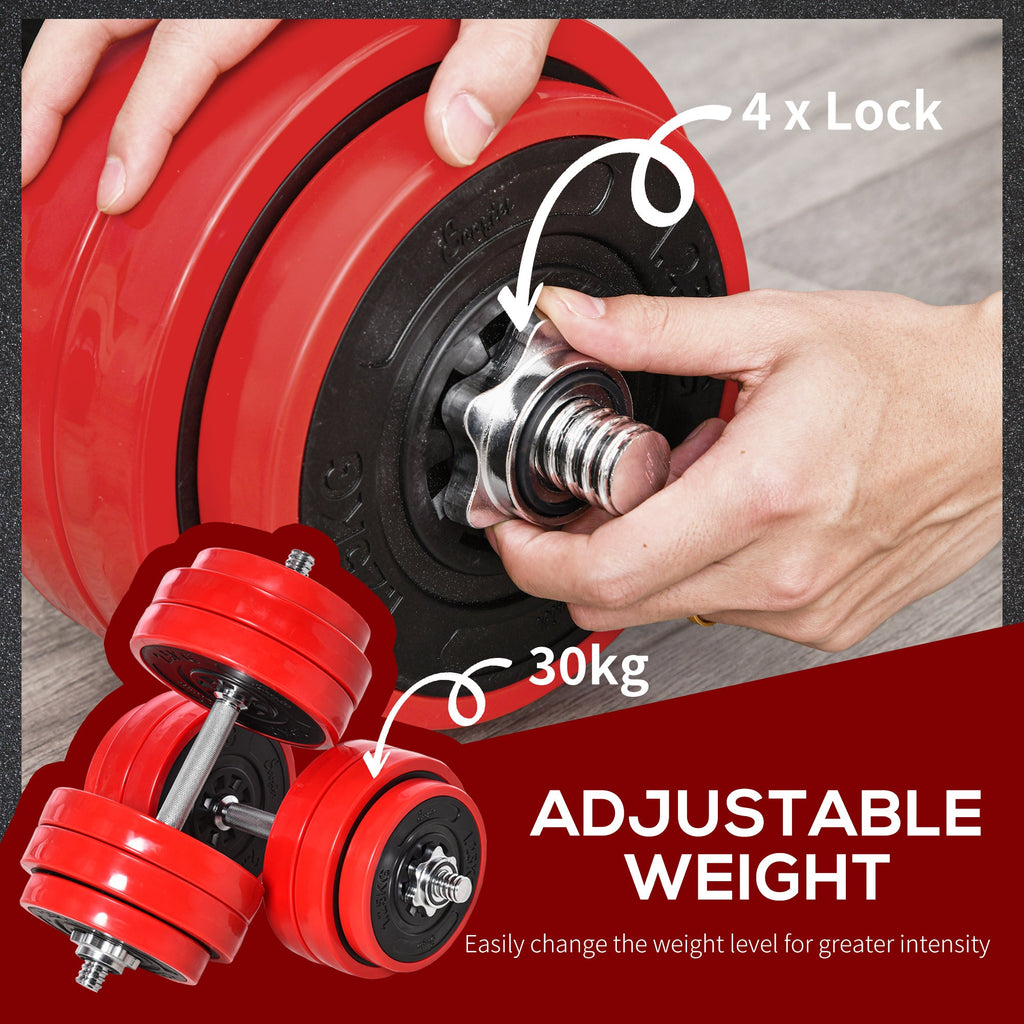 Adjustable Dumbbells with Barbell Conversion