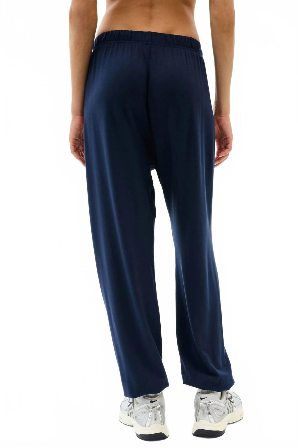 Andie Oversized Fleece Sweatpants In Indigo