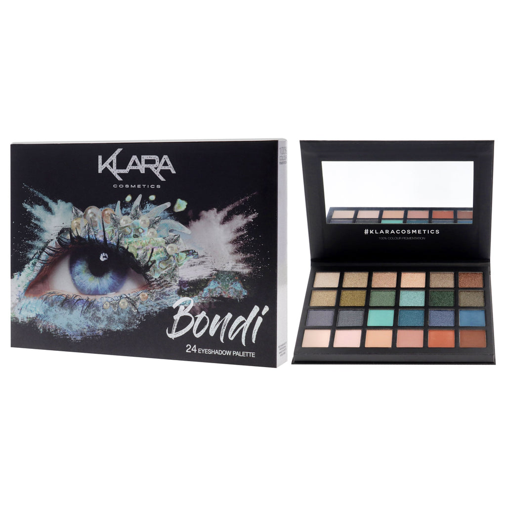 24 Eyeshadow Palette - Bondi by Klara for Women - 1.68 oz Eye Shadow