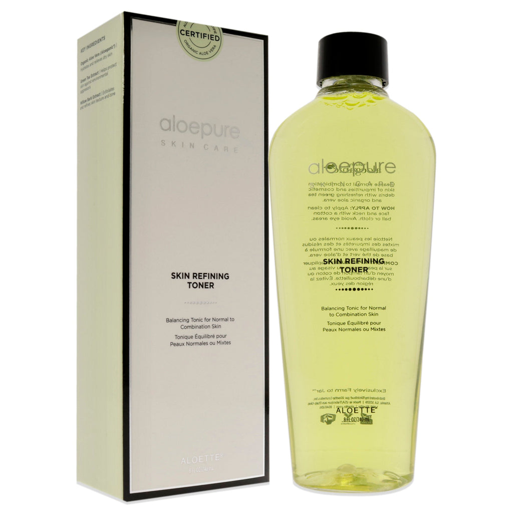 Aloepure Skin Refining Toner by Aloette for Unisex - 8 oz Toner