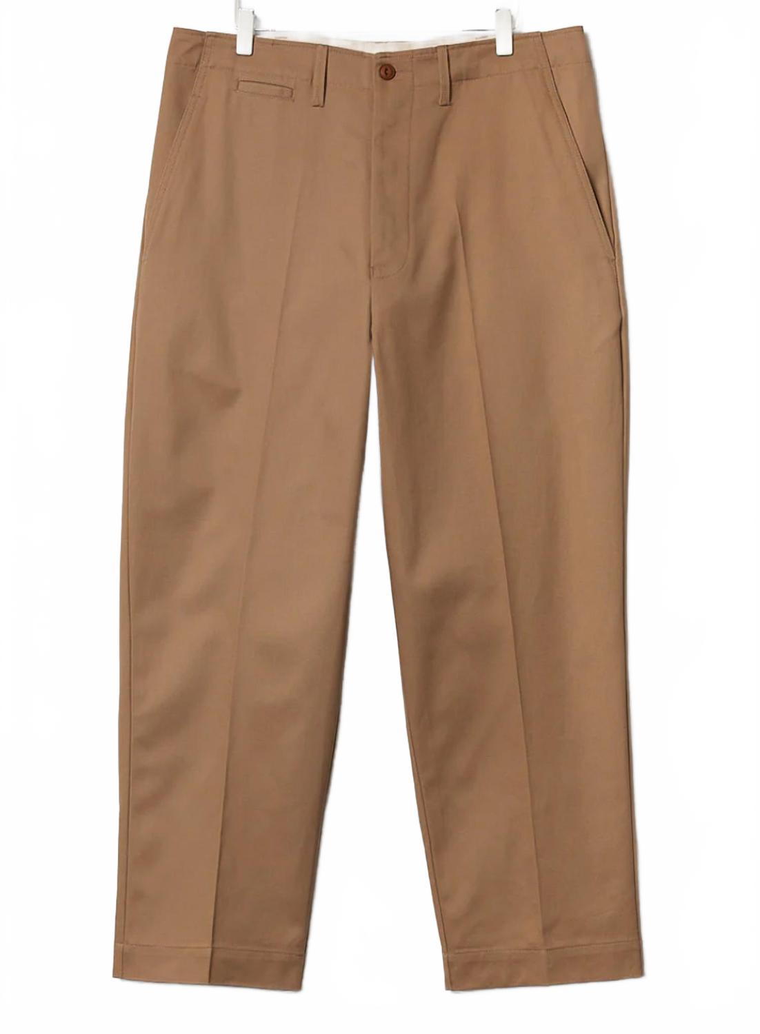 1920's Cotton Twill Worker Chino In Khaki