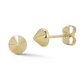 14K Gold Cone Studs