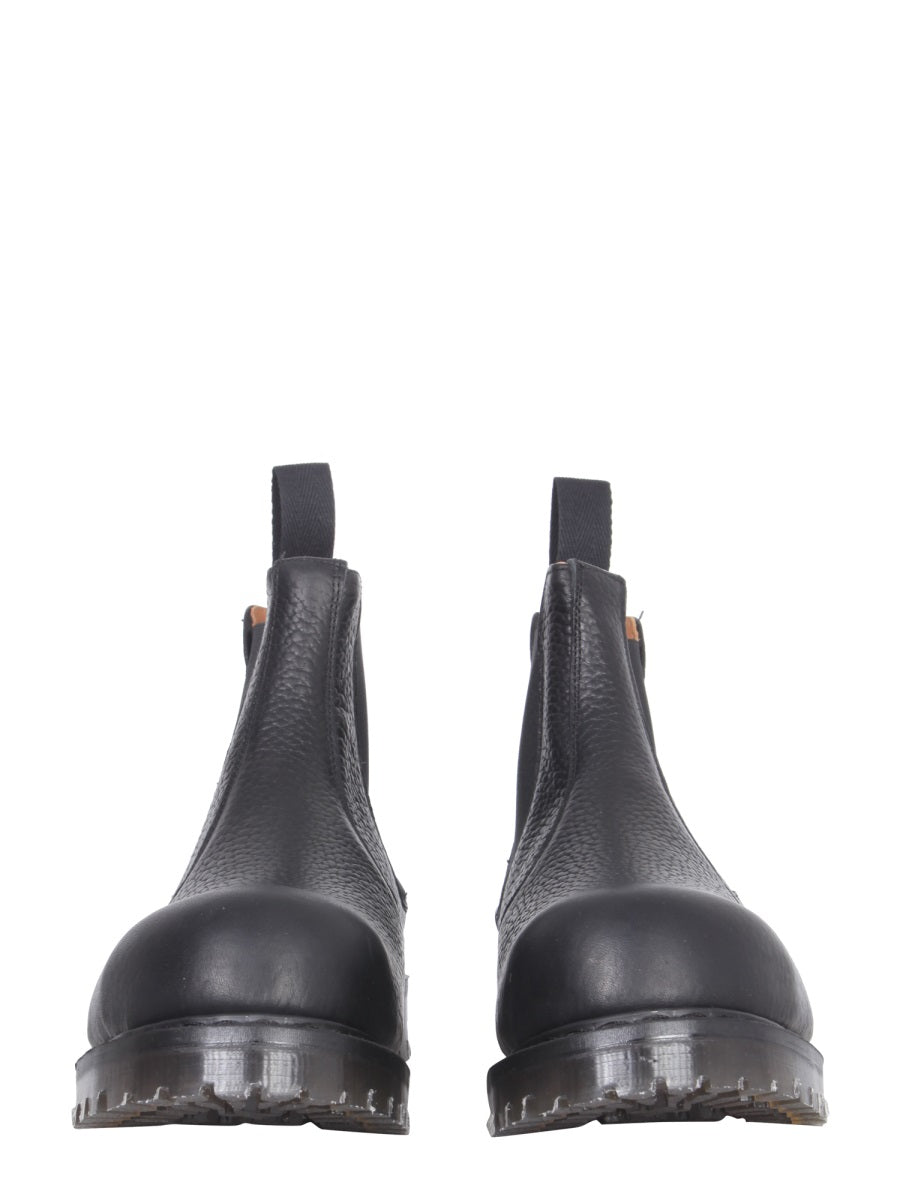 Ankle-High Leather Boots